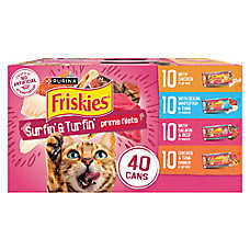 Friskies? Surfin' & Turfin' Prime Filets Adult Cat Wet Food - Variety Pack, 5.5 Oz