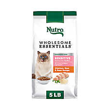 Nutro Wholesome Essentials &trade; Sensitive Adult Dry Cat Food - Non-GMO, Natural, Chicken, Rice &