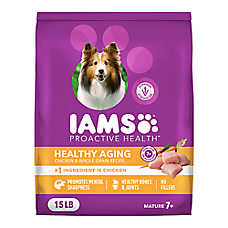 IAMS&trade; Proactive Health Adult Senior Dry Dog Food - Healthy Aging, Chicken & Whole Grains