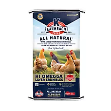 Kalmbach Feeds® Hi Omegga® 17% Layer Crumbles - Chicken Layer Feed