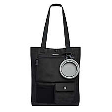 Cleverpup Park Pack 2-Piece Dog Gear Tote With Travel Bowl, Poop Bag Dispenser & Treat Pocket