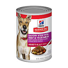 Hill's? Science Diet? Savory Stew Adult Wet Dog Food - Beef & Vegetable, 12.8 oz