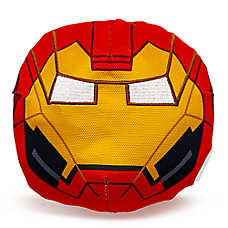 Buckle-Down Iron Man Face Plush Dog Toy
