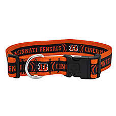 Pets First NFL Cincinnati Bengals Satin Dog Collar