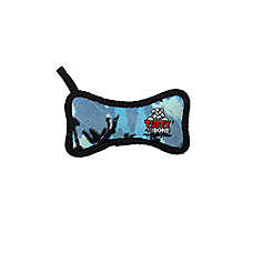 TUFFY? JR Bone Blue Camo Dog Toy