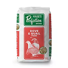 Kruse's Perfection Brand Dove & Quail Feed, 40lb for Ground Birds