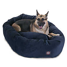 Majestic Pet Villa Micro-Velvet Bagel Dog Bed