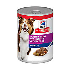 Hill's? Science Diet? Savory Stew 7+ Senior Wet Dog Food - Beef & Vegetable, 12.8 oz