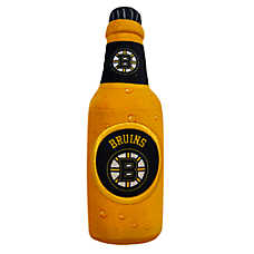 Pets First Boston Bruins Plush Bottle Dog Toy