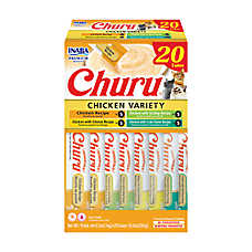 Inaba Churu Purees Variety Pack Lickable Cat Treats - Chicken, Grain Free
