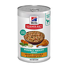 Hill's? Science Diet? Perfect Weight Adult Wet Dog Food - Vegetable & Chicken Stew, 12.5 oz