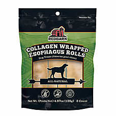 Redbarn Collagen Wrapped Esophagus Slices Dog Treats