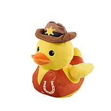 Thrills & Chills&trade; Halloween Plush Duck Cowboy Dog Toy