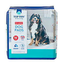 Top Paw? XXL Premium Dog and Puppy Pee Pads, Potty Training, 27.5" x 44", Unscented, 50 Count