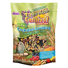 Brown's® Tropical Carnival® Natural Cockatiel & Lovebird Food - Pet Bird Treats
