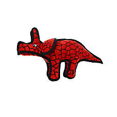 TUFFY? JR Dinosaur Triceratops Dog Toy