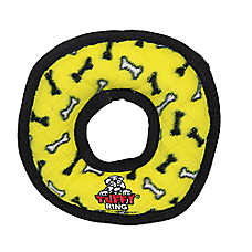 TUFFY? Ultimate Ring Yellow Bone Dog Toy