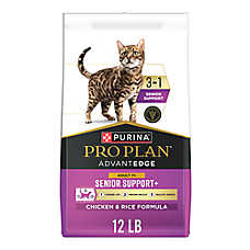 Purina Pro Plan Adult 7+ Dry Cat Food - Senior Support+, Chicken & Rice