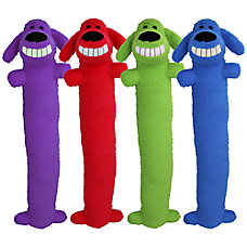 Multipet Loofa Dog The Original Squeaky Plush Dog Toy 18 IN