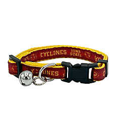 Pets First NCAA Iowa State Satin Cat Collar