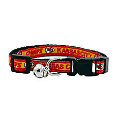 Pets First NFL Kansas City Chiefs Satin Cat Collar