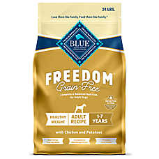 Blue Buffalo Freedom Grain Free, Healthy Weight Chicken & Potatoes Adult Dry Dog Food
