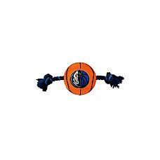 Pets First NBA Mavericks Basketball Rope Dog Toy