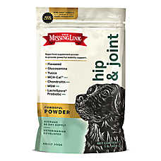 The Missing Link? Dog Hip & Joint Powder Supplement with Glucosamine & Chondroitin, 1 lb
