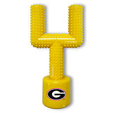 Georgia Hard Nylon Football Goal Post Dog Chew Toy