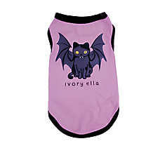 Hip Doggie Ivory Ella Halloween Bat Dog Tee