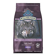 Blue Buffalo Wilderness High Protein, Lamb Adult Dry Dog Food, Chicken-Free