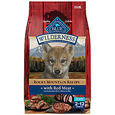 Blue Buffalo Wilderness Rocky Mountain Recipe High Protein, Red Meat Puppy Dry Dog Food
