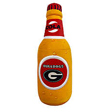 Pets First Georgia Bulldogs Plush Bottle Dog Toy