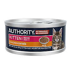 Authority? Everyday Health Indoor Kitten Cat Wet Food - 5.5 Oz, Pate, With-Grain