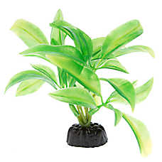 Top Fin? Artificial Leafy Aquarium Plant - Fish Tank Plant Decor - 4 in