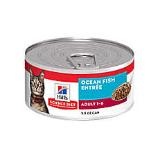 Hill's Science Diet Cat - Wet Food, Adult, Ocean Fish, 5.5 OZ