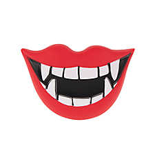 Thrills & Chills&trade; Halloween Vinyl Lips Dog Toy