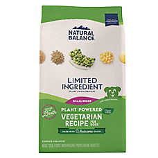 Natural Balance Vegetarian Small Breed Adult Dog Food - Limited Ingredient