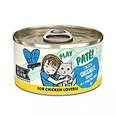 Weruva B.F.F. PLAY Pate! For Chicken Lovers Wet Cat Food - Pate in a Hydrating Puree, 2.8 OZ
