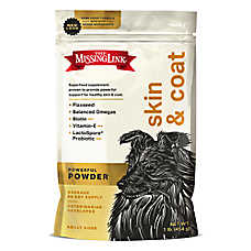 The Missing Link Dog Healthy Skin & Coat Supplement with Omega 3 and Probiotics, Powder, 1 lb
