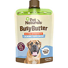 Pet Naturals BusyButter Extra Strength Calming Peanut Butter for Dogs, 6 oz Pouch