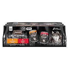 Merrick Backcountry Grain free Adult Wet Dog Food - Natural, Beef & Chicken, Variety Pack, 12 ct