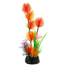 Top Fin? Artificial Ball Aquarium Plant - Fish Tank Plant Decor - 8 in