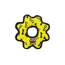 TUFFY? JR Gear Ring Yellow Bone Dog Toy