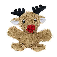 MIGHTY Microfiber Ball Med Reindeer Dog Toy