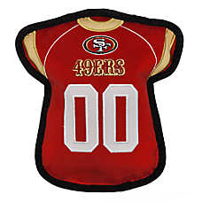 Pets First San Francisco 49ers Jersey Tough Dog Toy
