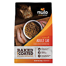 Nulo Baked and Coated Adult Cat Food - Grain Free, Chicken, Turkey & Whitefish