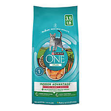 Purina ONE +Plus Indoor Advantage Dry Cat Food - Healthy Weight, Salmon