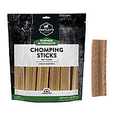 Dentley's? Raw-Hide Alternative Adult Dog Chews - Beef Chomps 12 ct