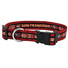 Pets First San Francisco 49ers Satin Dog Collar